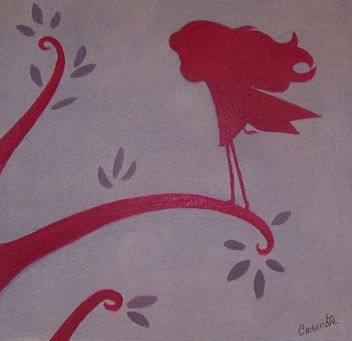 Petite fille à l'arbre