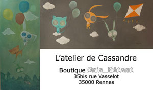 affiche du magasin gris pétant